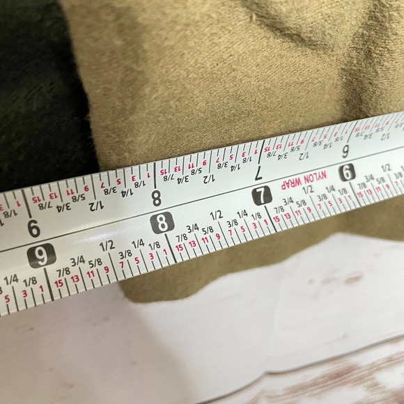 Lot Of 2 Walker And Hawkes 38 Mens Green Beige Flat Front Moleskin Pants - Picture 10 of 10